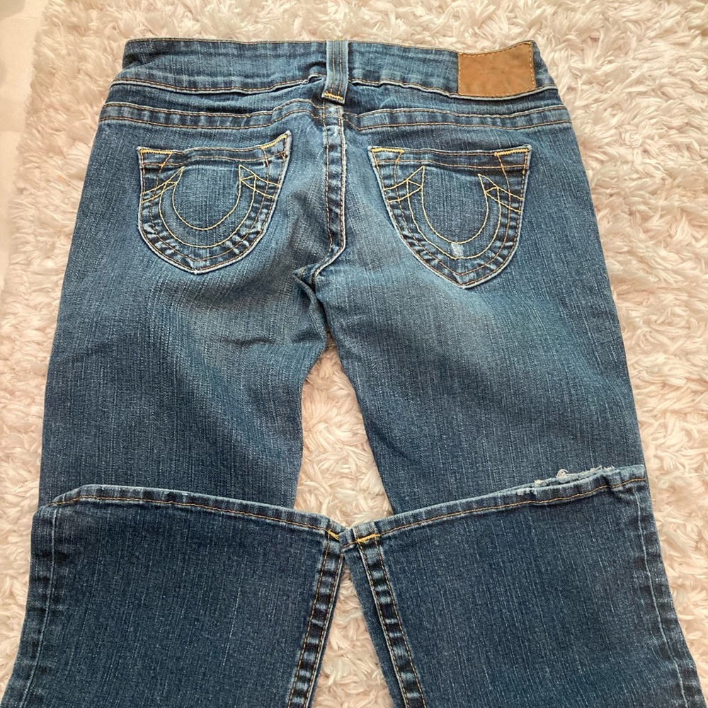 True Religion denim flares